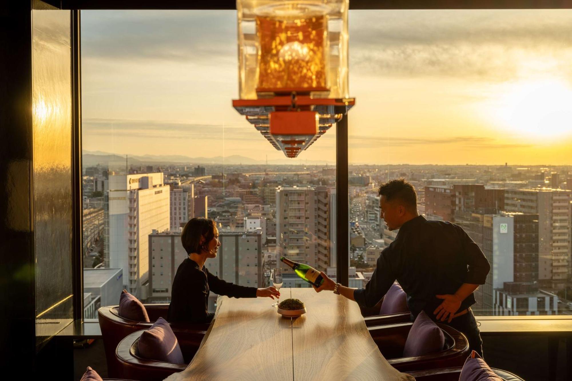 하얏트 센트릭 가나자와 호텔 외부 사진 The 360° Sky Lounge