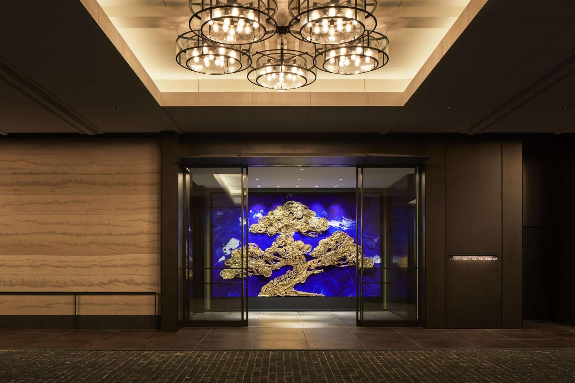 하얏트 센트릭 가나자와 호텔 외부 사진 Entrance to the hotel